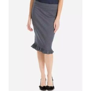 Max Studio Ruffled-Hem Pencil Skirt NEW